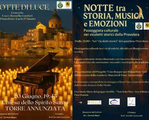 Torre Annunziata: notte tra storia, musica ed emozioni