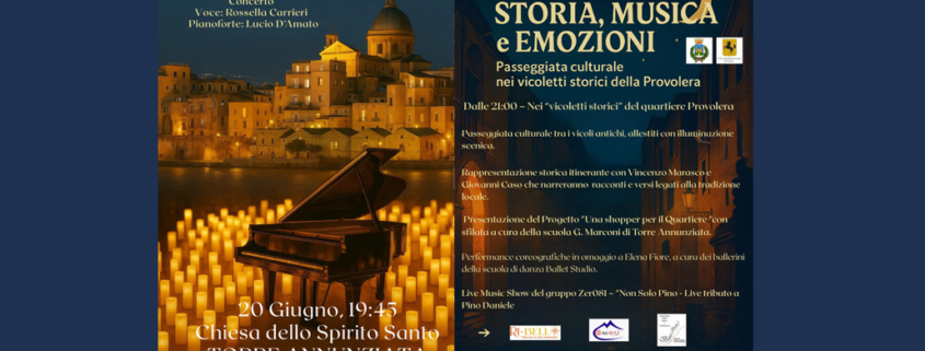 Torre Annunziata: notte tra storia, musica ed emozioni